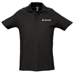 Polo homme couleur noire